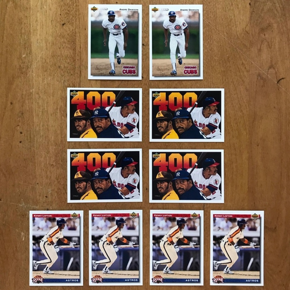Upper Deck trading cards ‘92